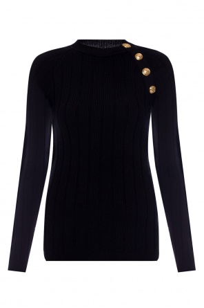 Ribbed crewneck sweater, zdjęcie 1 Ribbed crewneck sweater od Balmain
